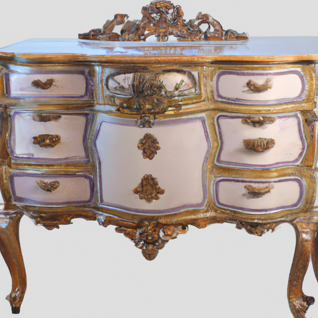Commode baroque style louis xv
