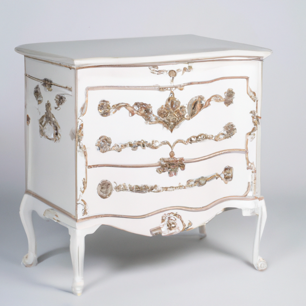 Commode blanChe baroque